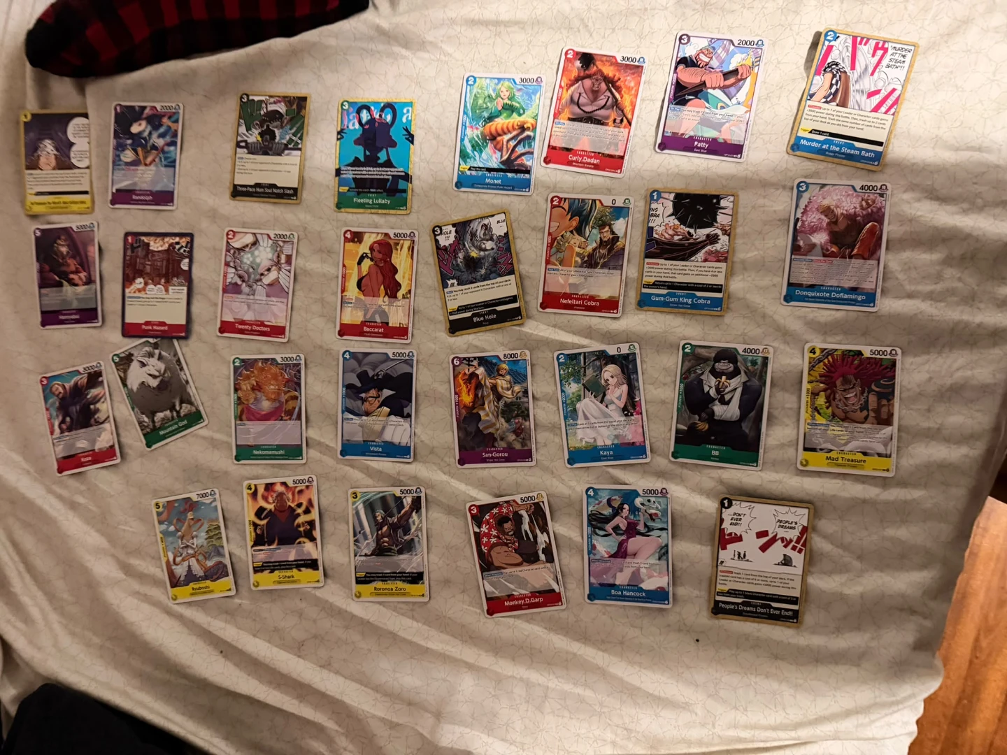 One Piece Card Game Trading Cards Lot
