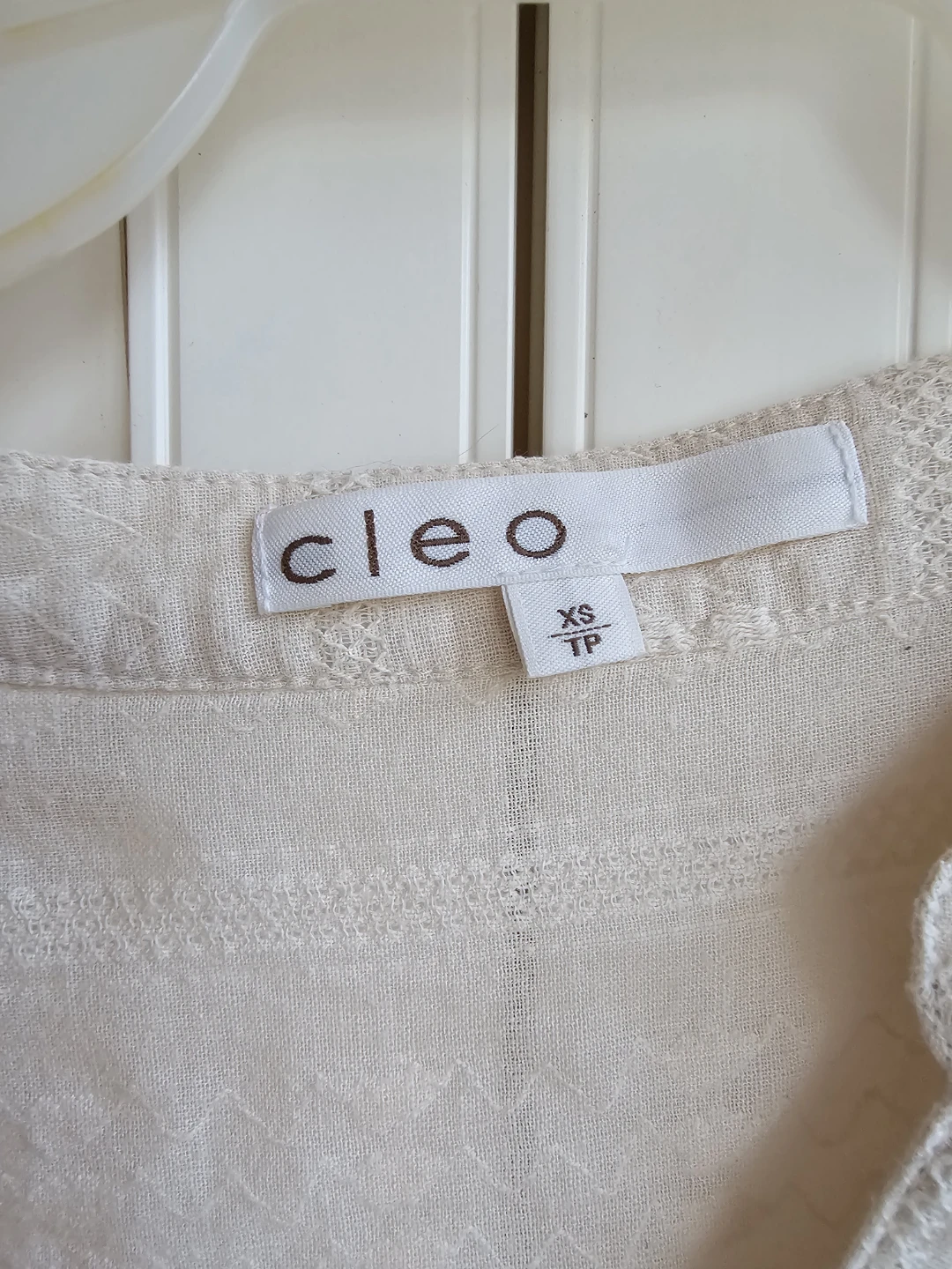 Cleo embroidered cotton blouse XS - photo 3