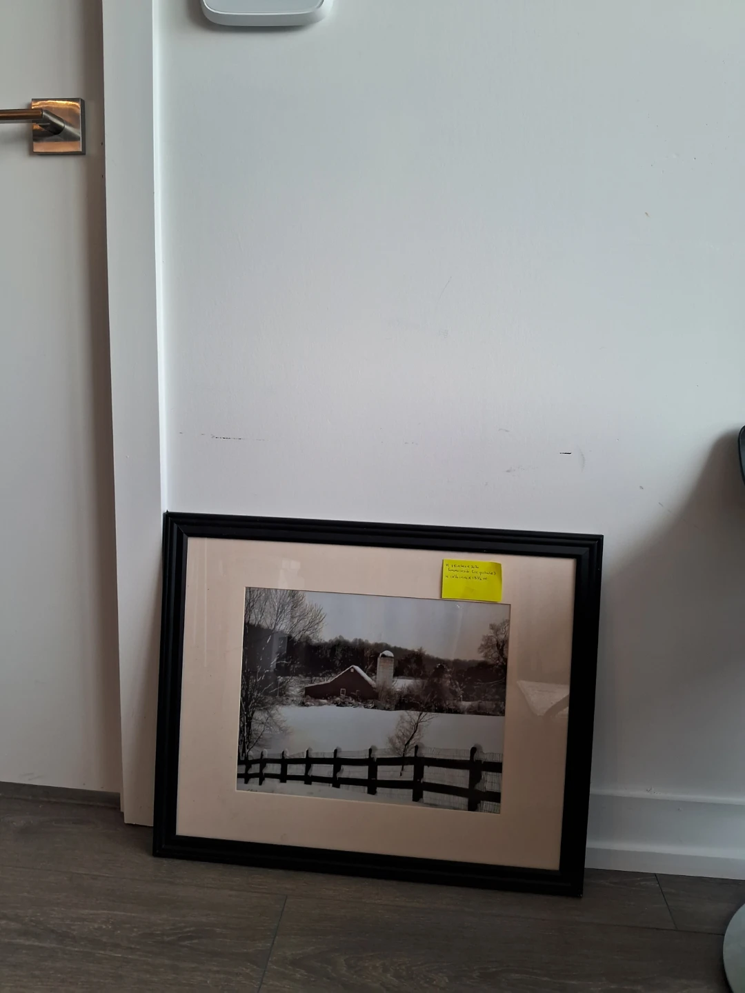 Framed Winter Landscape Print