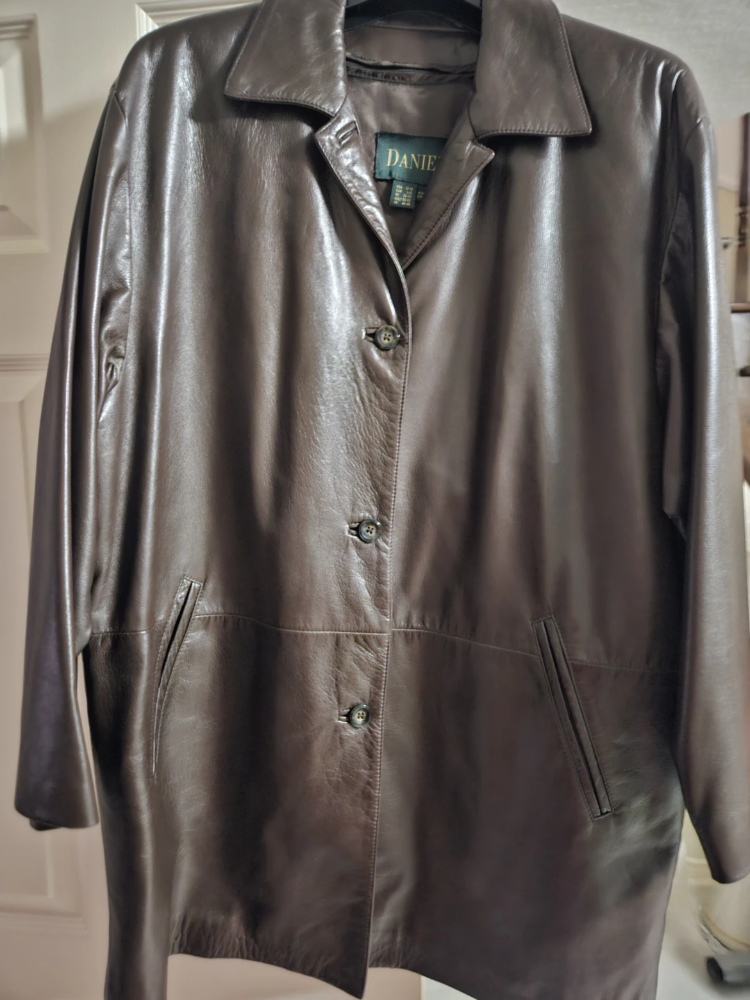Danier  Brown Leather Jacket