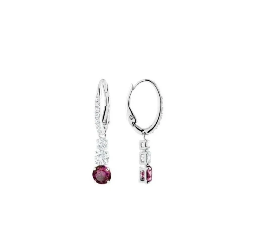 Swarovski Crystal Attract Trilogy Earrings - NEW - photo 3