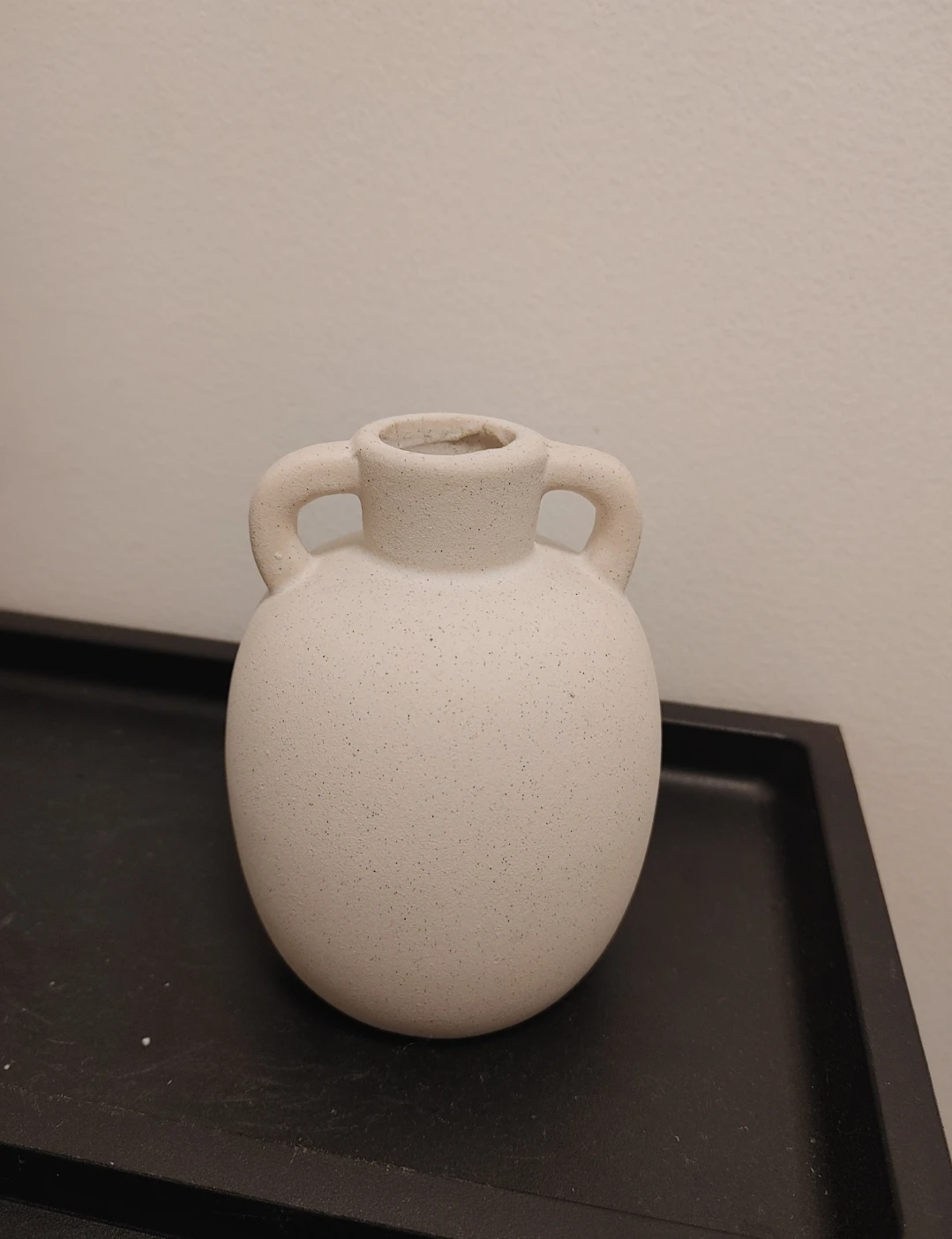 Small Ceramic Vase with Artificial Floral Arrangement - photo 2