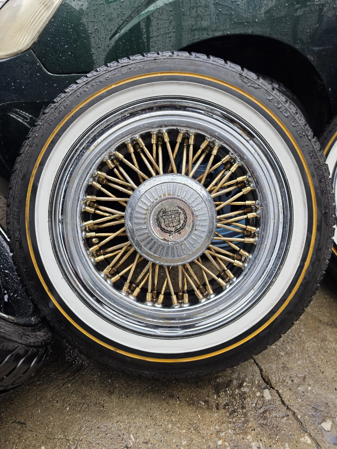 15 inch cadillac 60 spoke wheels 5x114.3 5x115 Vogue tires