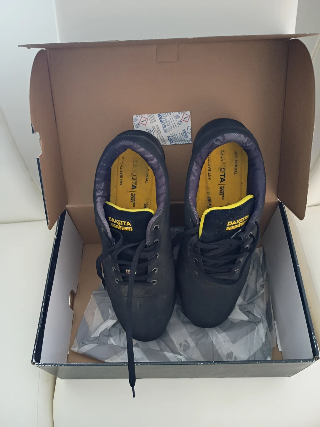Dakota WorkPro Series Slip-on Shoes - Black, Size 14