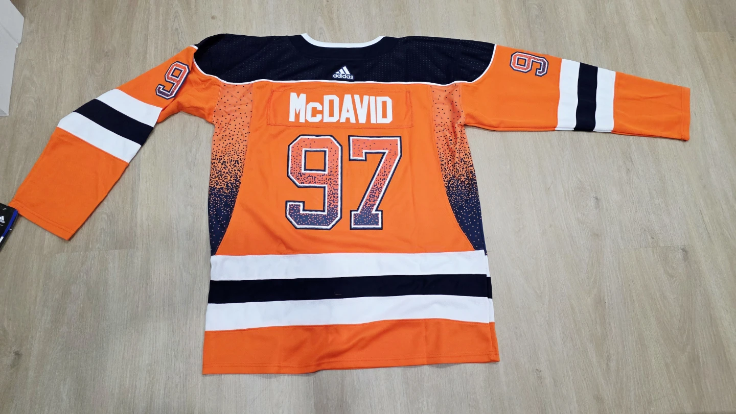 Adidas Edmonton Oilers McDavid Jersey - photo 4