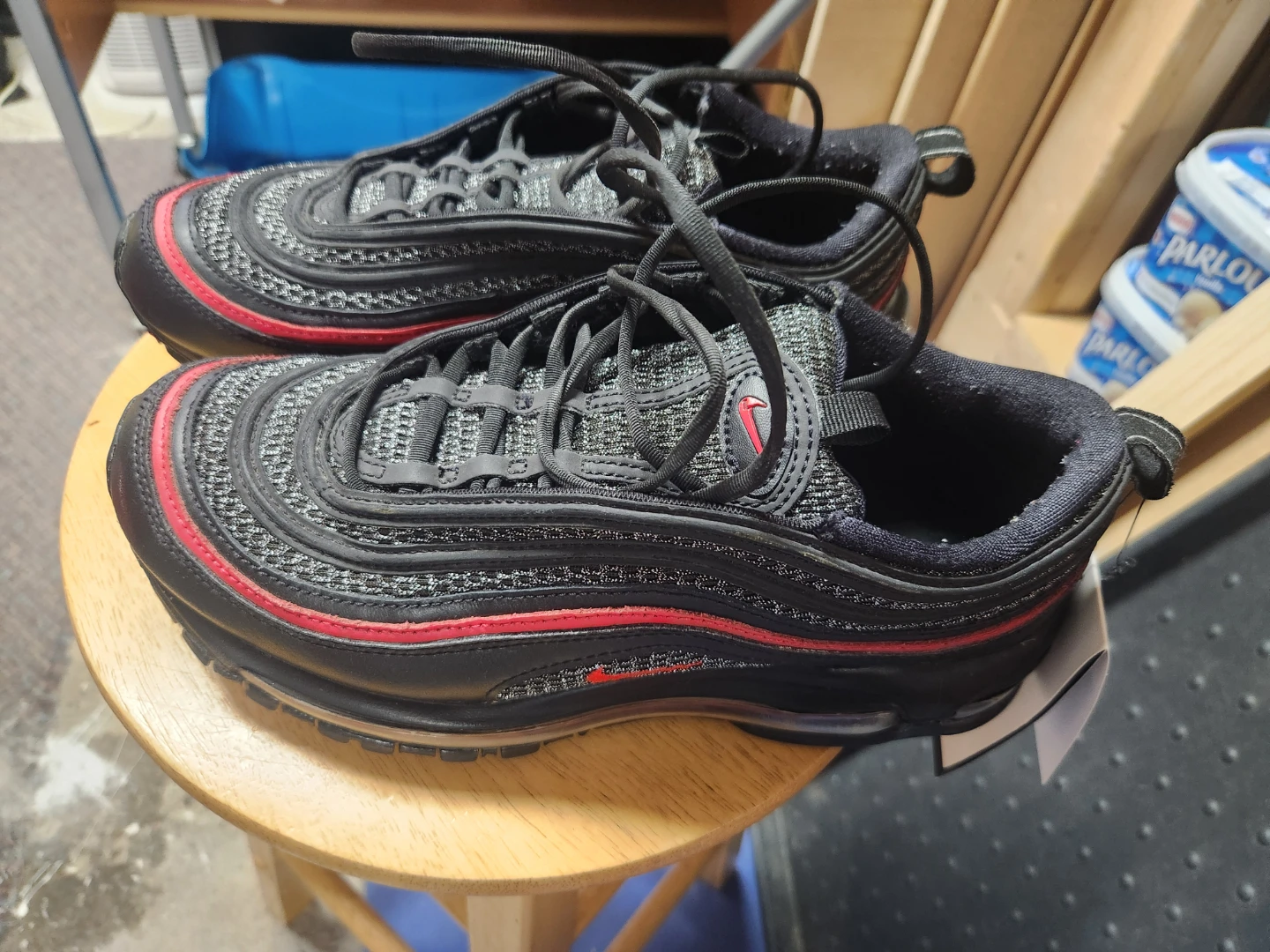 Nike Air Max 97 Black and Red Women size 9