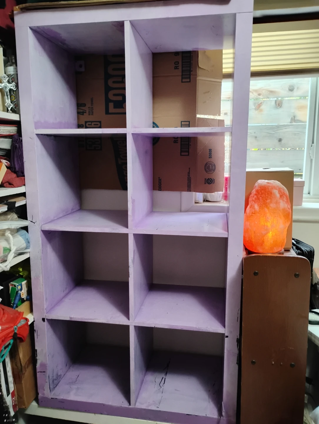 8-Cube Storage Shelf in Light Purple - photo 2