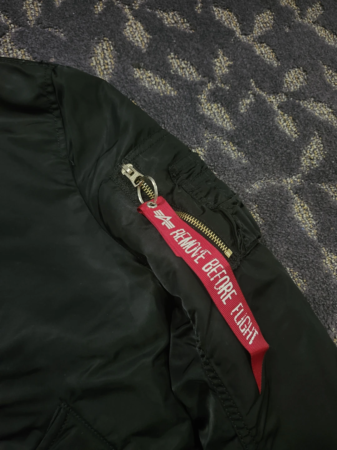 Alpha Industries Slim Fit Bomber Jacket Black - photo 2