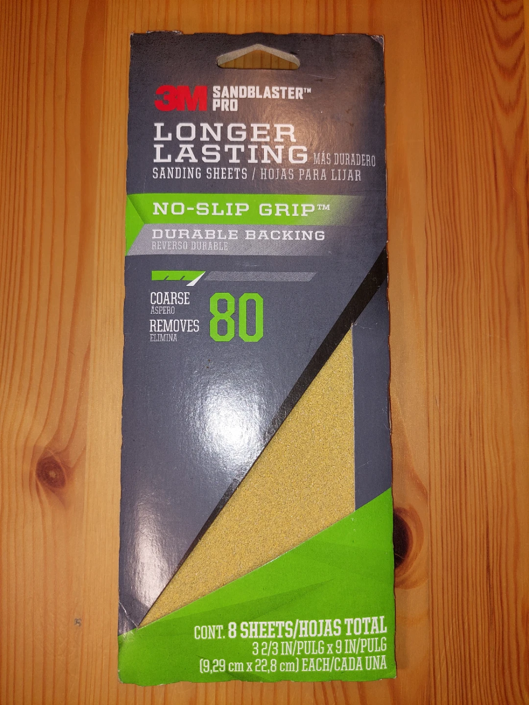 Sealed 80 Grit Sand Paper Sheets