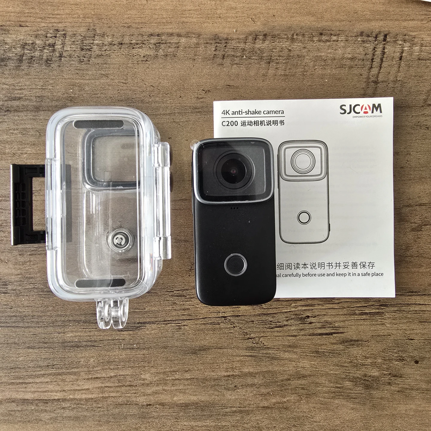 SJCAM C200 4K Action Camera Kit