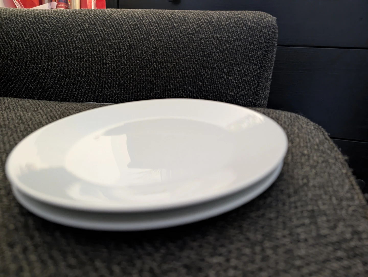 Set of 6 IKEA White Porcelain Plates