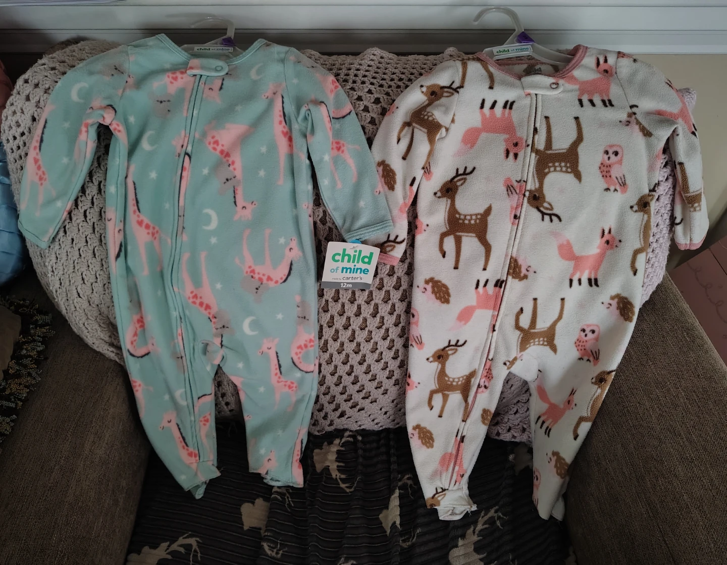 Child of Mine Sleepers 12M - 1 New & 1 Gently Used