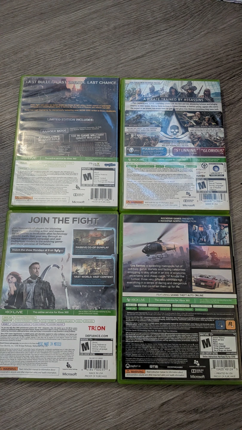 Set of 4 Xbox 360 Games - photo 2