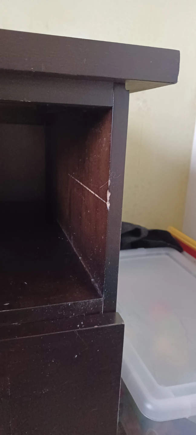 brown bedside table - photo 3