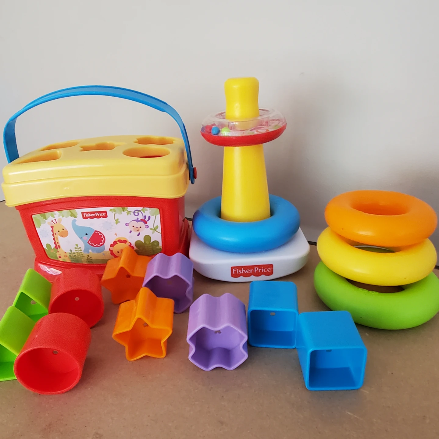 Fisher-Price Play and Learn Set - Shape Sorter and Rock-A-Stack - photo 4