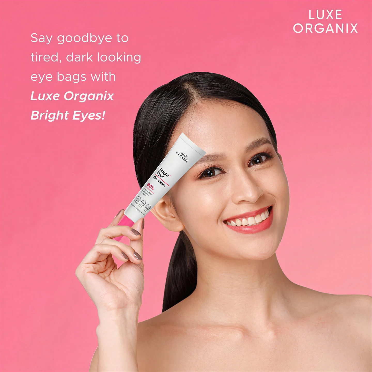 LUXE ORGANIX Bright Eyes Eye Cream 80% Galactomyces 15g - photo 4