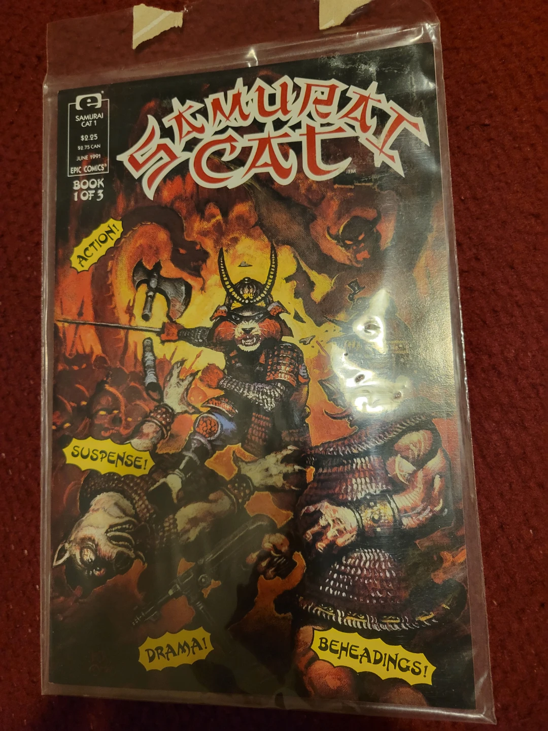 Samurai Cat Book 1 of 3 Epic Comics 1991