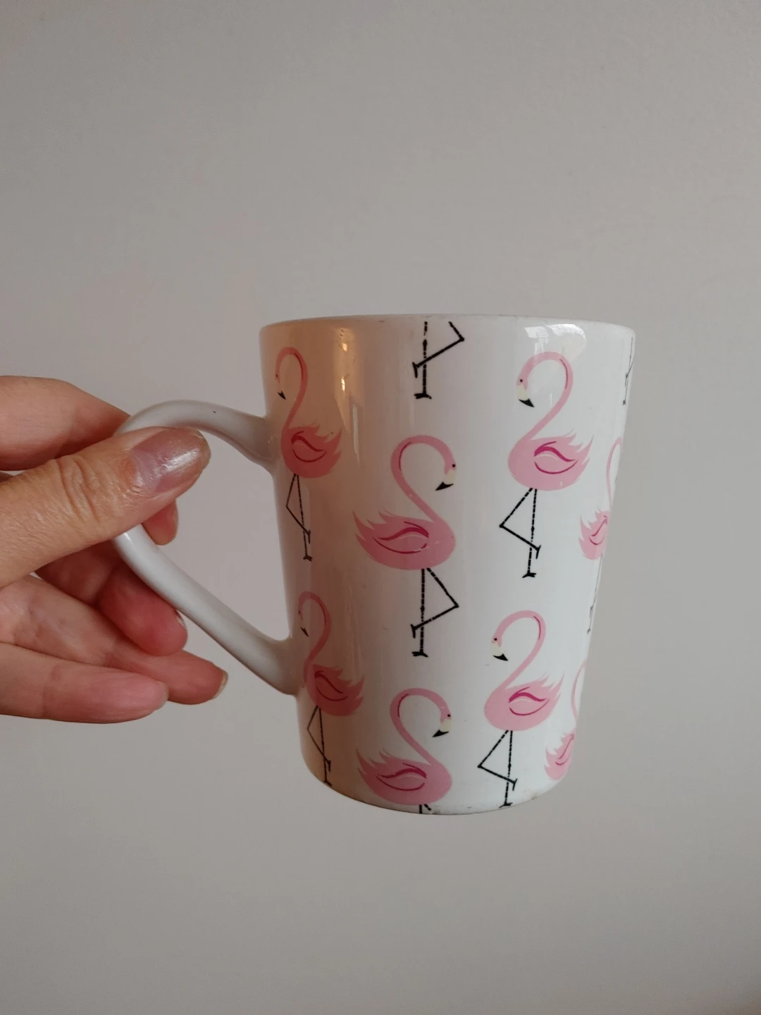 Canvas Flamingo Ceramic Mug
