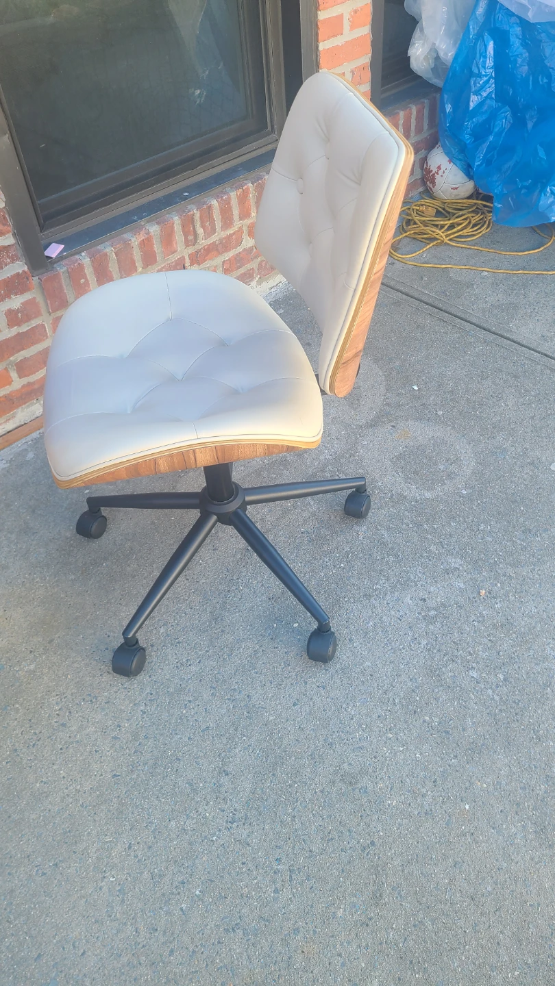 Mid-Century Modern leather  Office Chair - photo 3