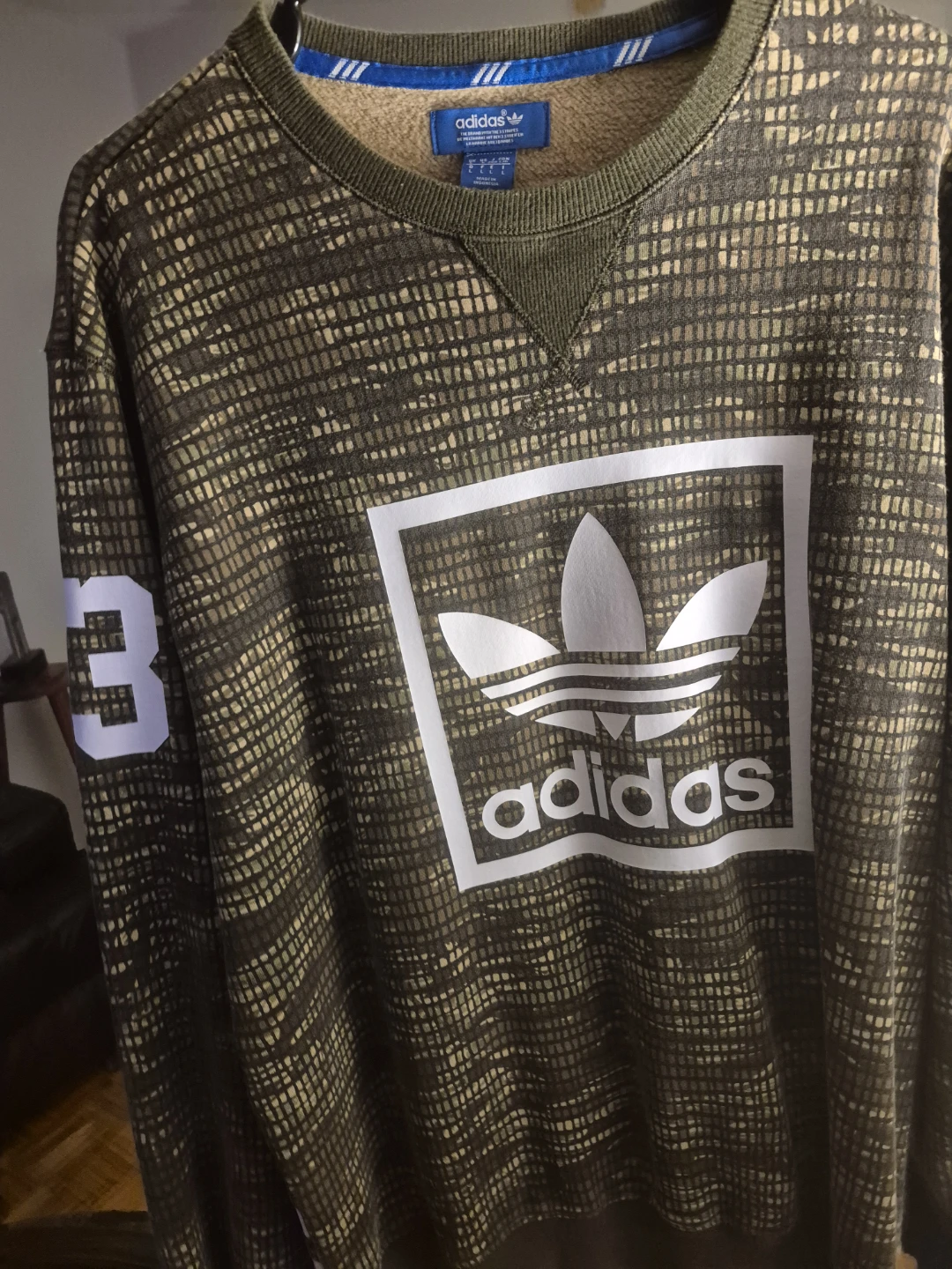 Adidas Originals Camo Crewneck Sweatshirt this is rare - photo 3
