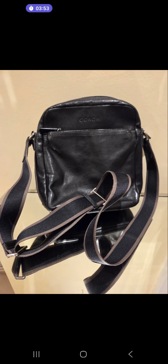 Coach Leather Crossbody Bag