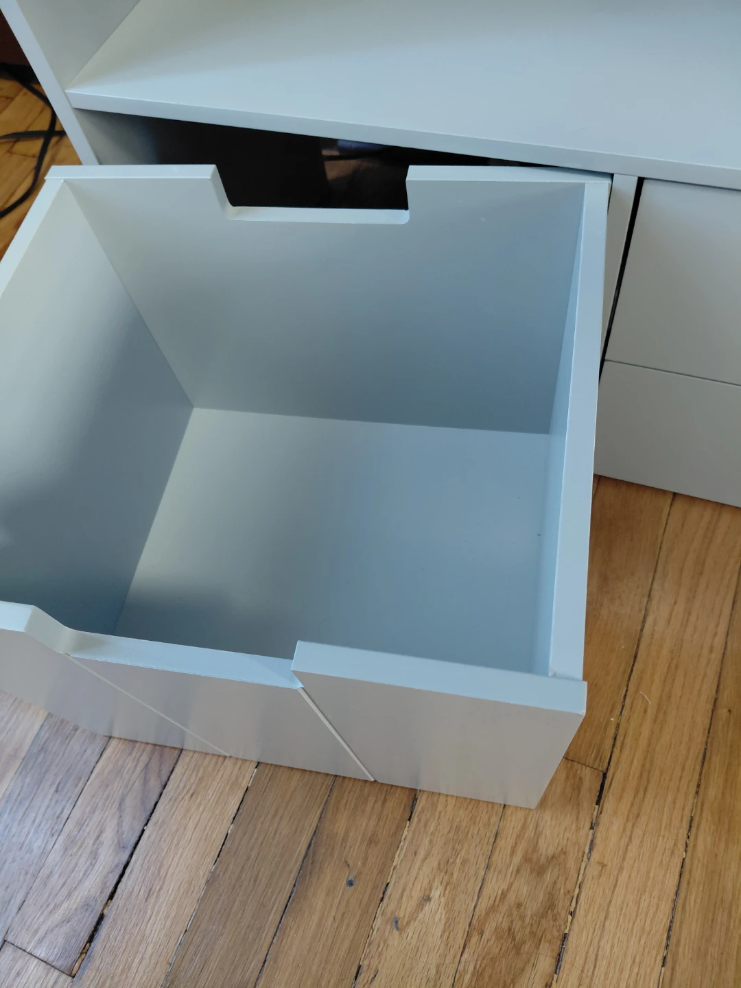 Gray Storage Shelf with Drawers - photo 2