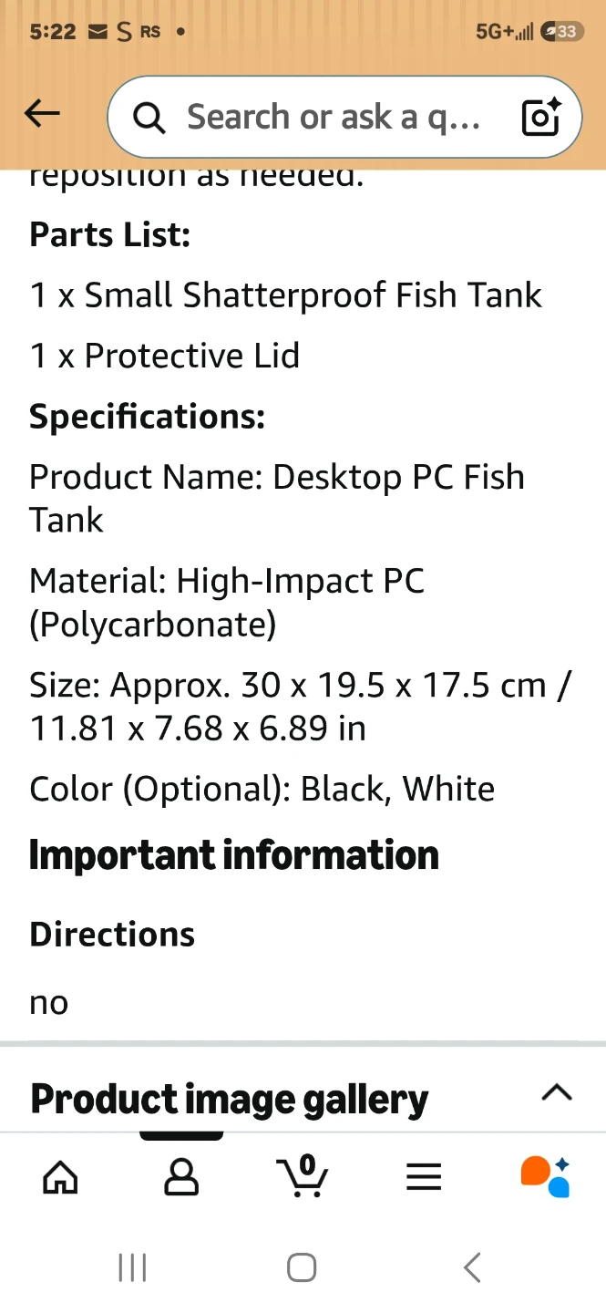 Desktop PC Fish Tank ( SHATTERPROOF) - photo 4