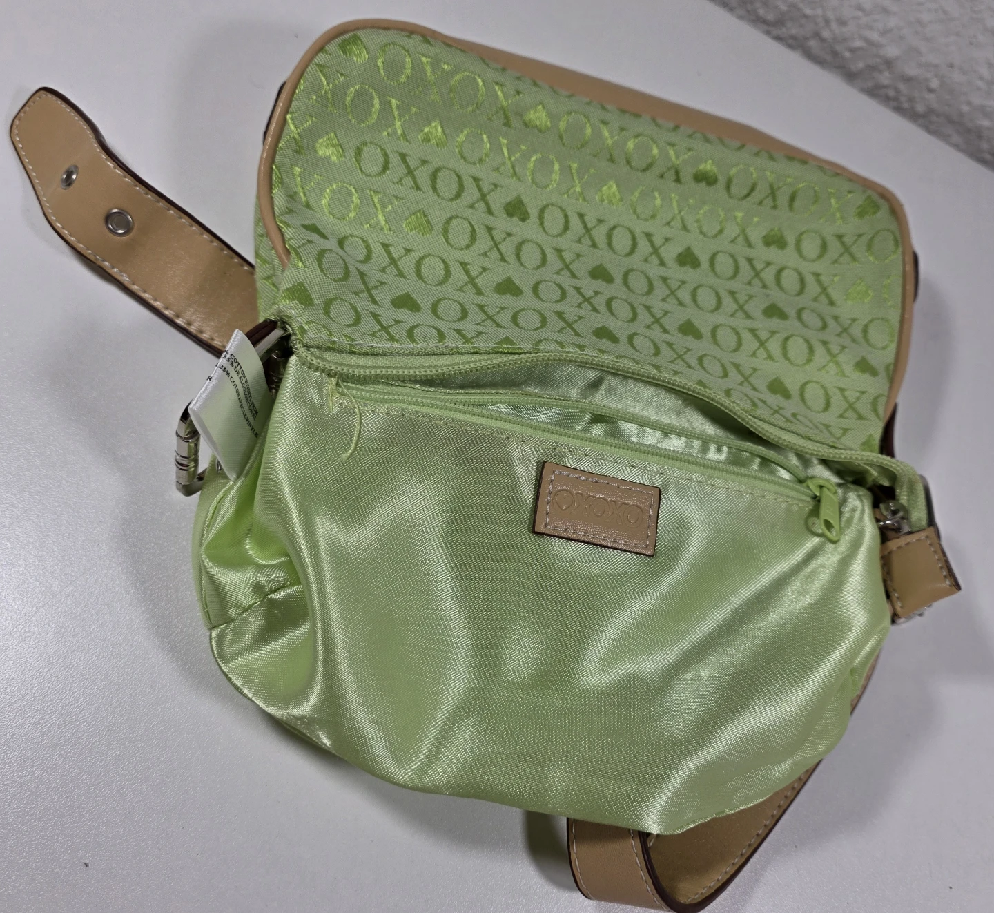 XOXO Green Logo Shoulder Bag - photo 3