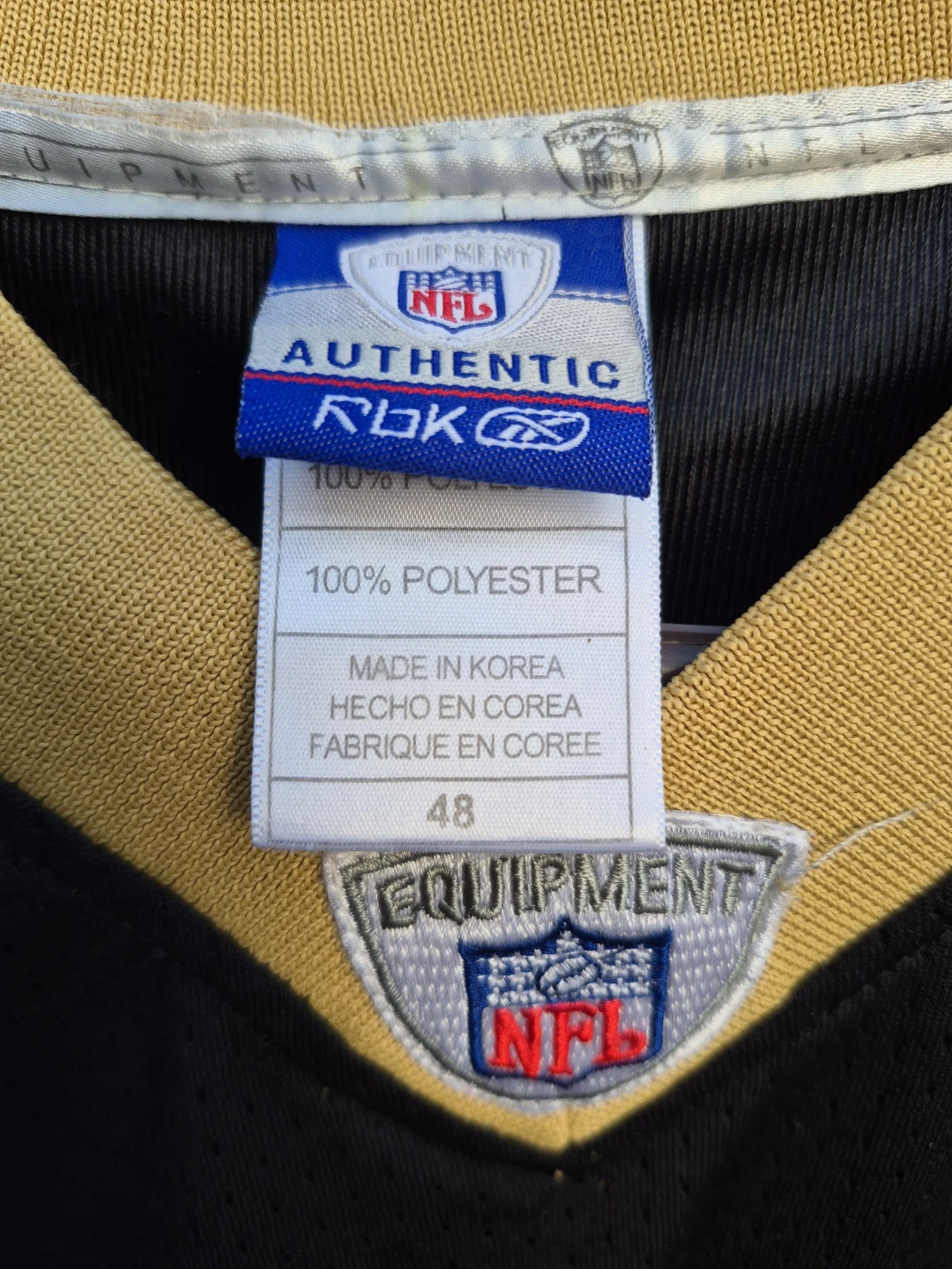 Reebok NFL New Orleans Saints Reggie Bush Jersey Size 48 - photo 2