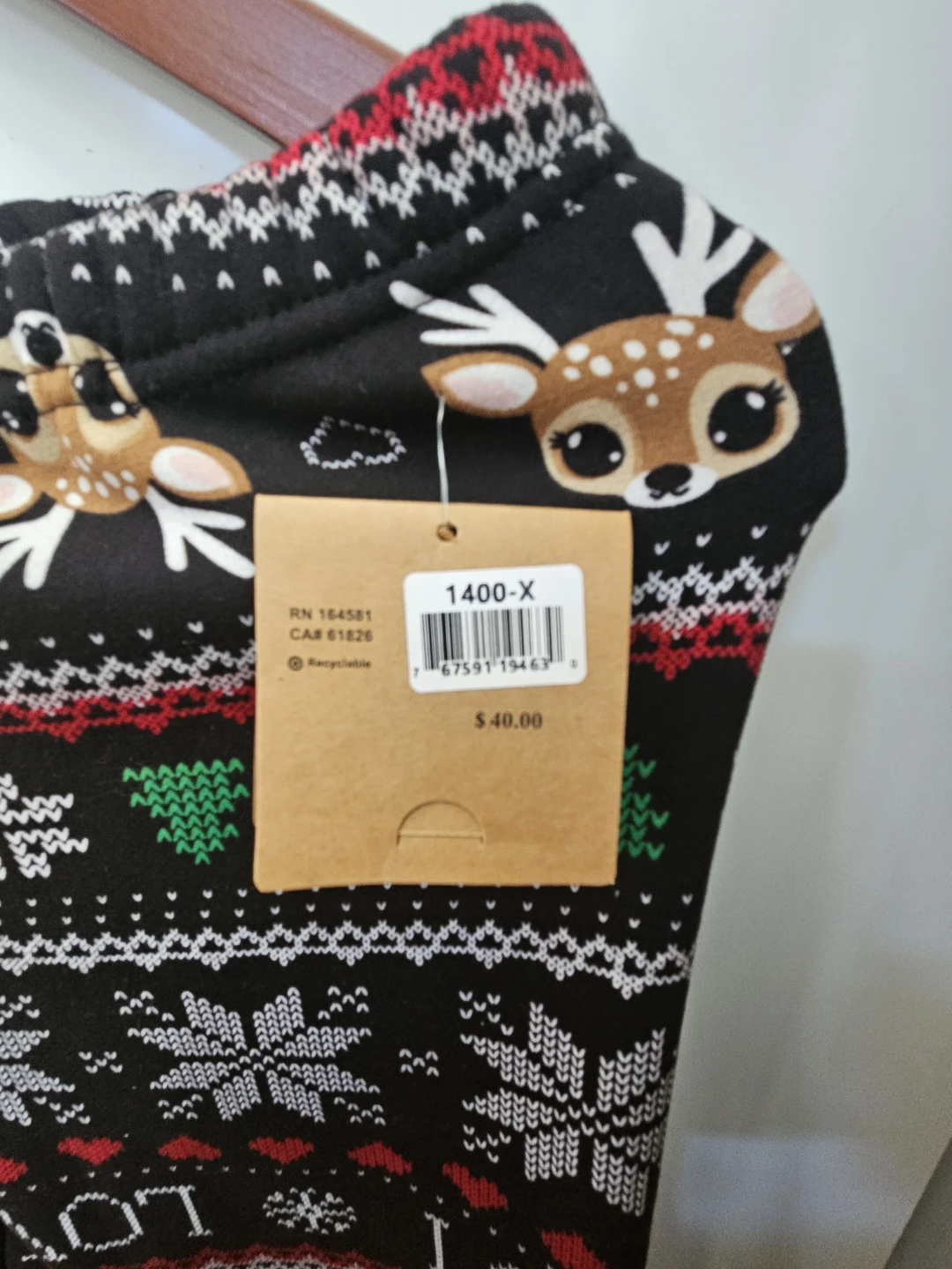 Just Cozy Reindeer Holiday Leggings m/l - photo 3