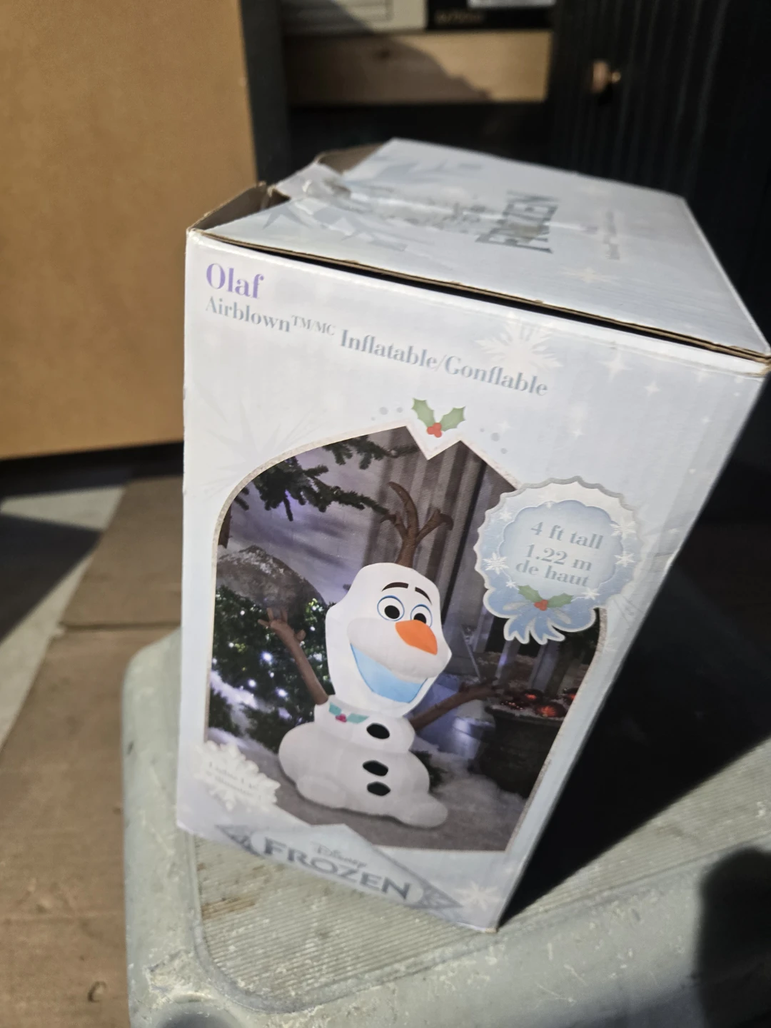 Frozen olaf inflatable decoration - photo 4
