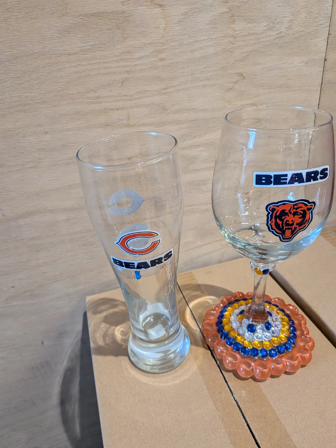 Custom Coaster Wine Glasses - photo 2