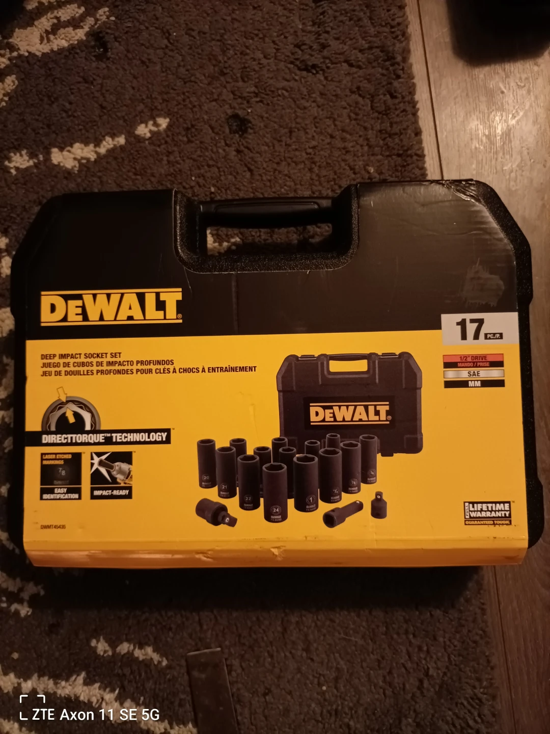 DeWalt 17-Piece 1/2-inch Drive Deep Impact Socket Set