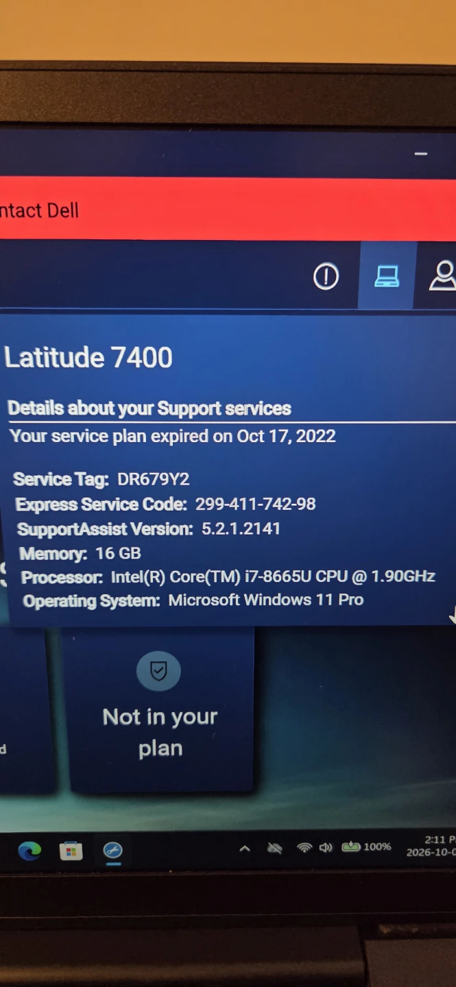 Dell Latitude 7400 Laptop i7 16GB - photo 3