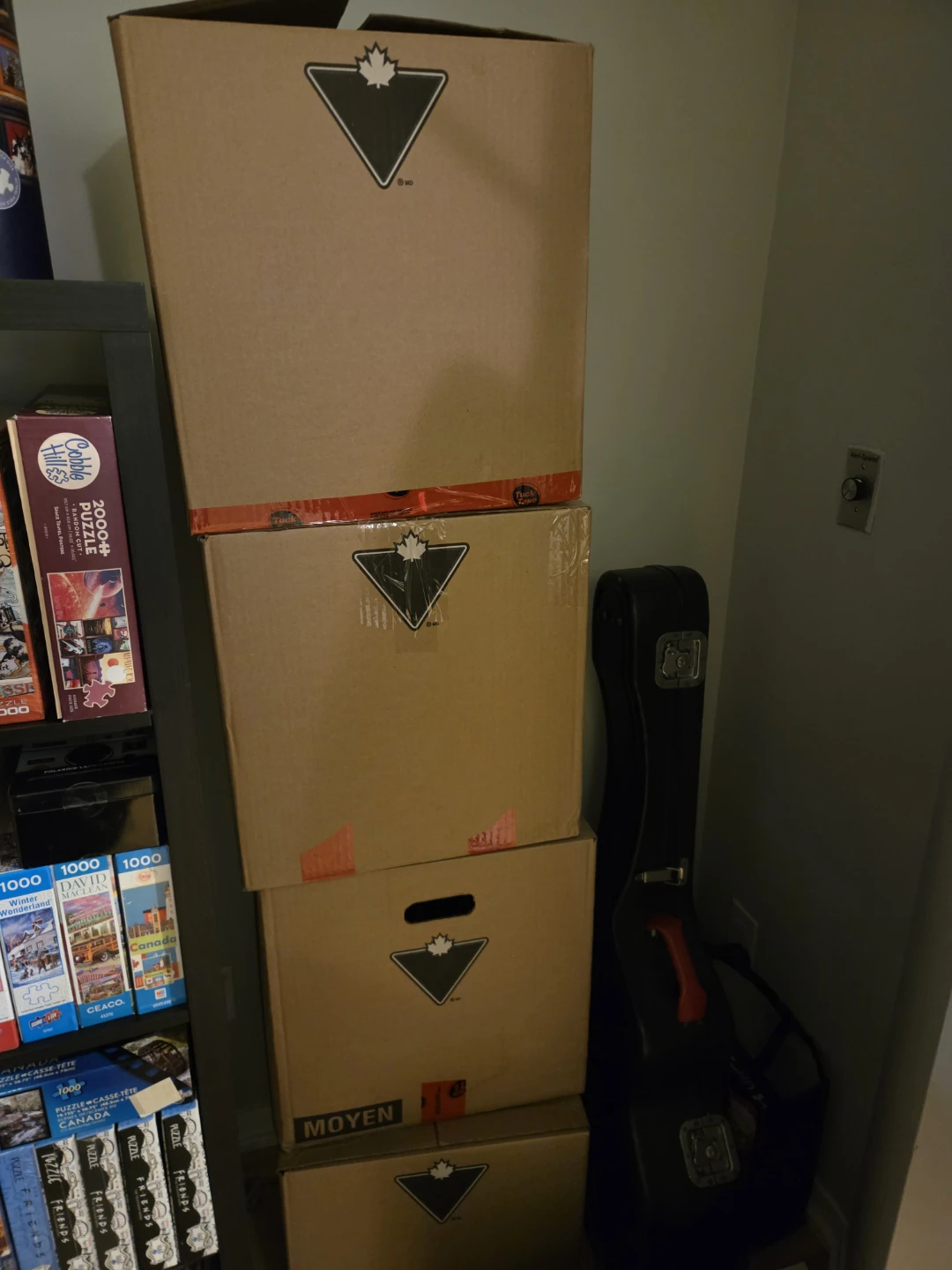 Cardboard boxes for moving