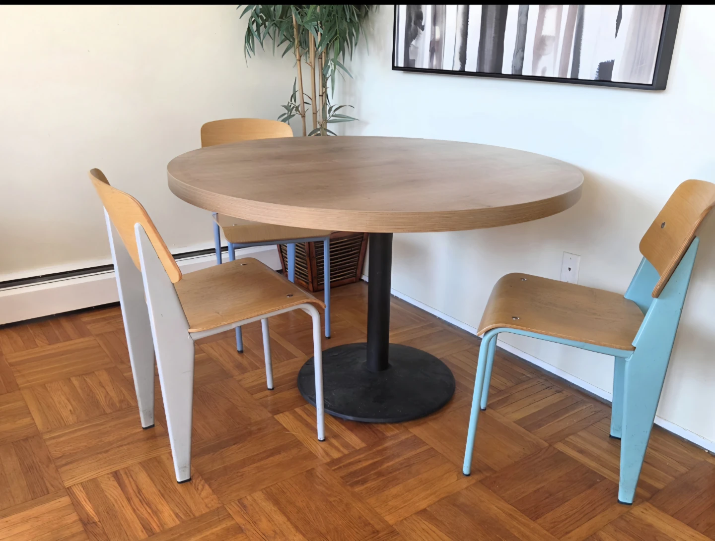 Brand New Round Oak Finish Table Top - photo 4