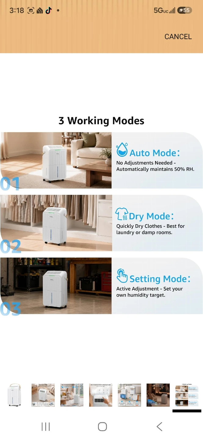 KNKA Portable Dehumidifier - photo 3