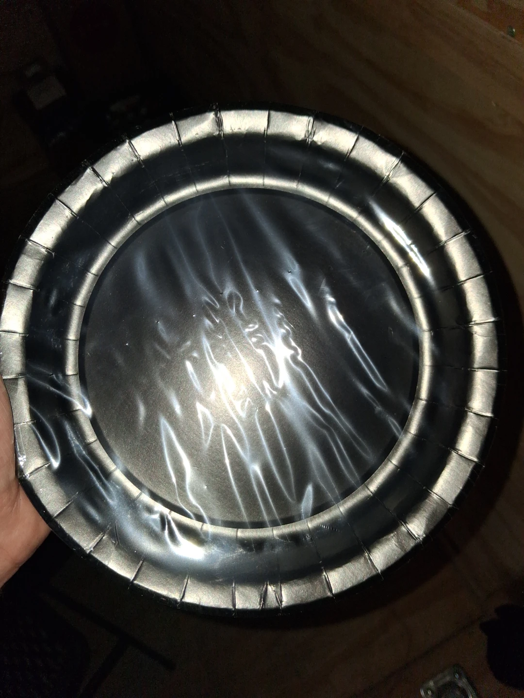 Metallic Silver Paper Plates