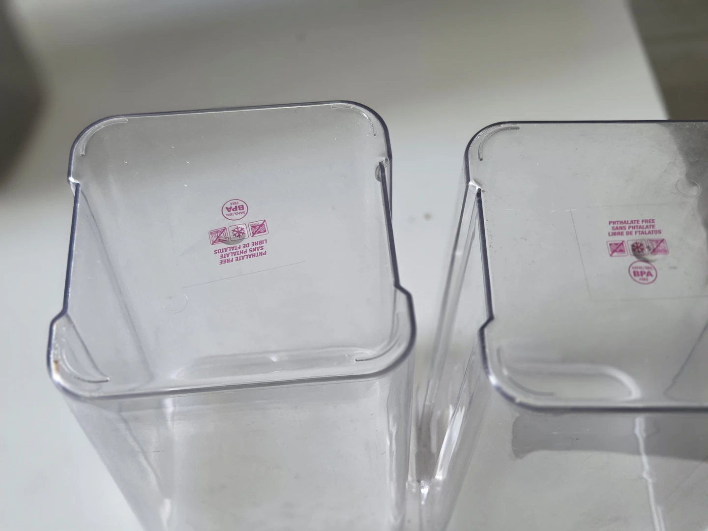 Two Clear Plastic Storage Containers - photo 4