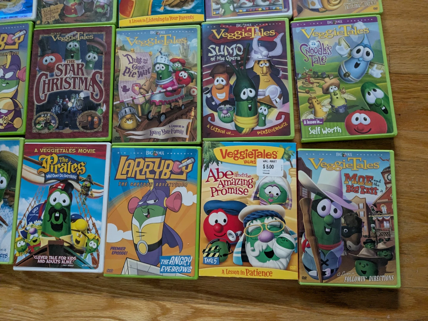 Large Collection of Veggie Tales DVDs and VHS - photo 5