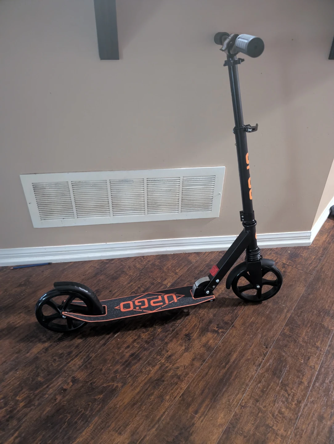 UPGO Folding Kick Scooter Black and Orange