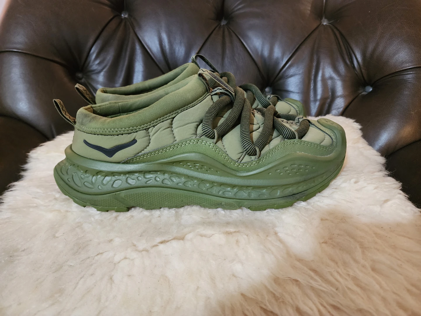 Unisex Hoka Olive Green Ora Primo - photo 2