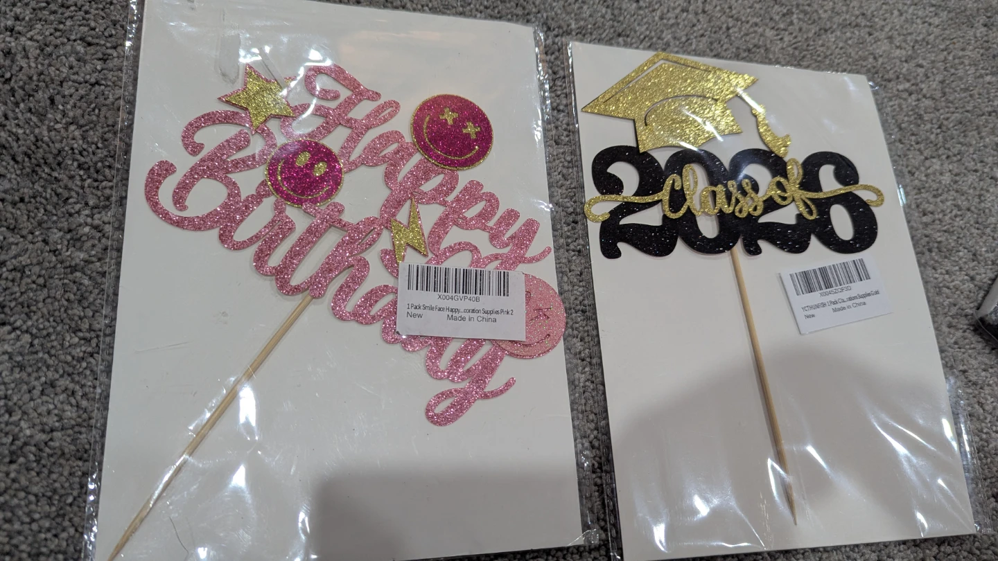 Cake toppers
