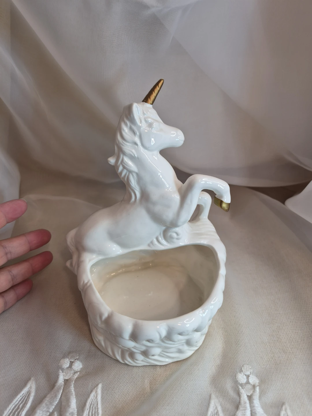 Unicorn Planter Trinket Holder - photo 3