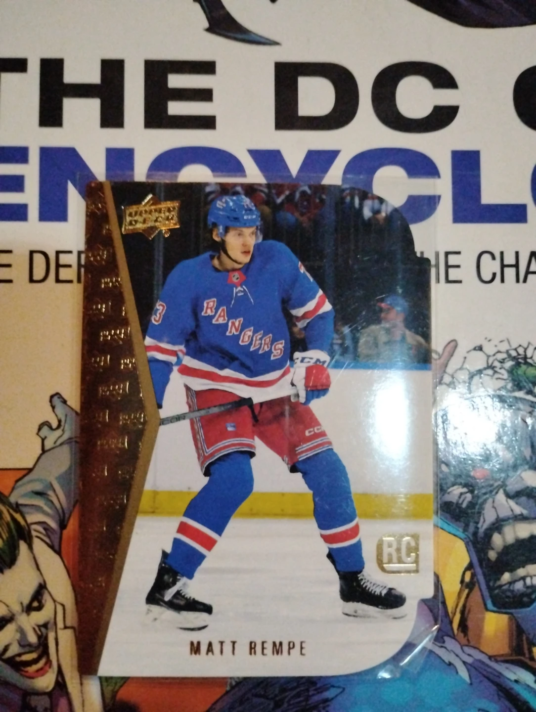 Matt Rempe Upper Deck Rookie Card