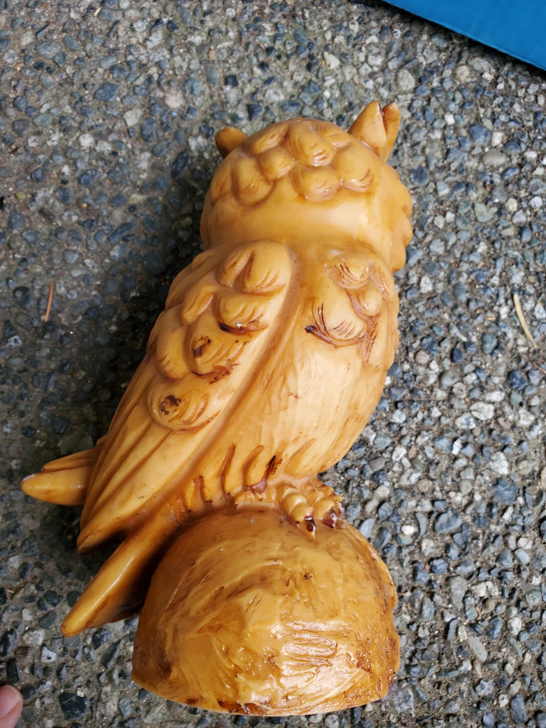 Carved  Resin  Owl Figurine - photo 4