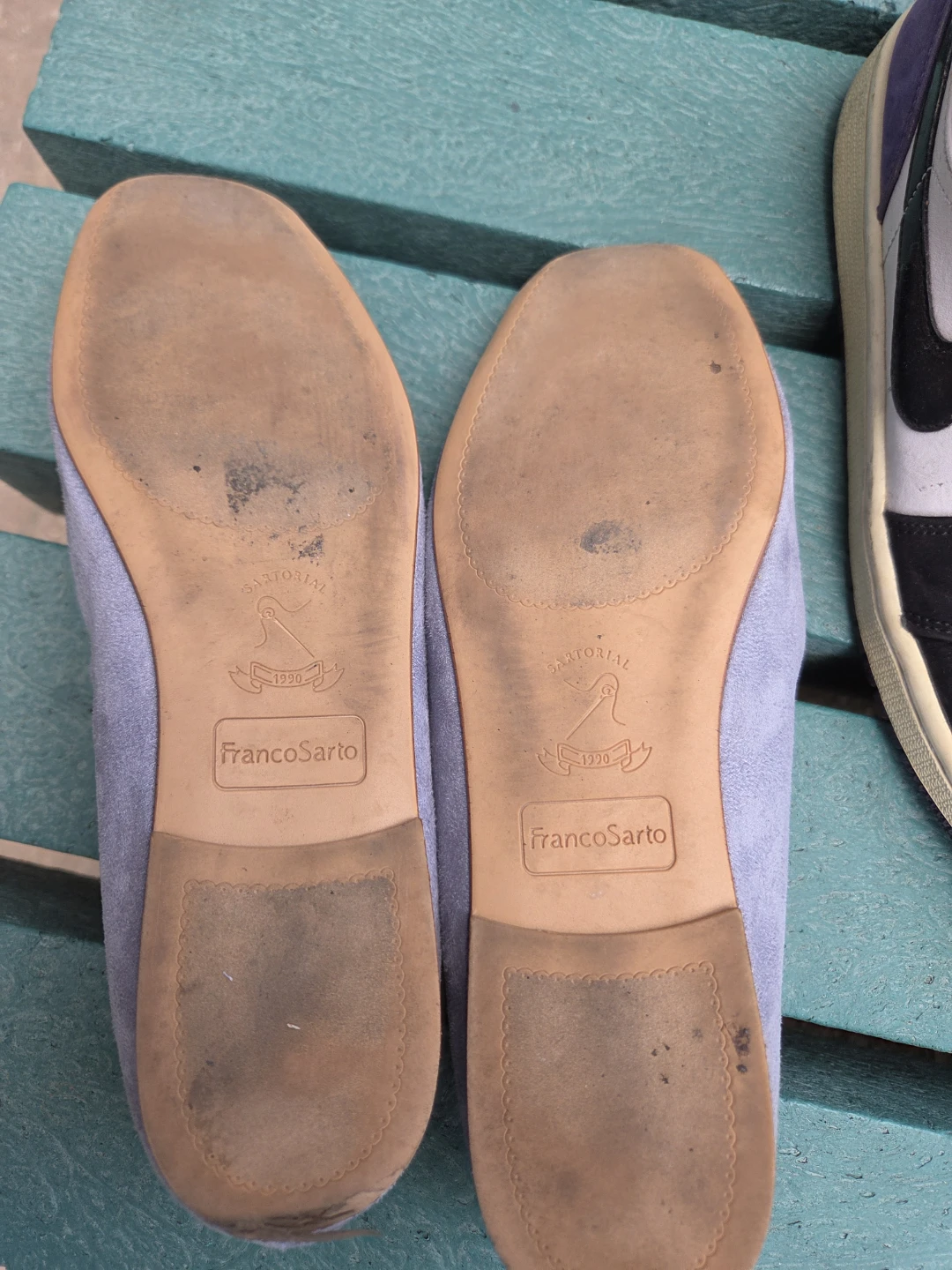 Franco Sarto grey suede ballet flats - photo 5