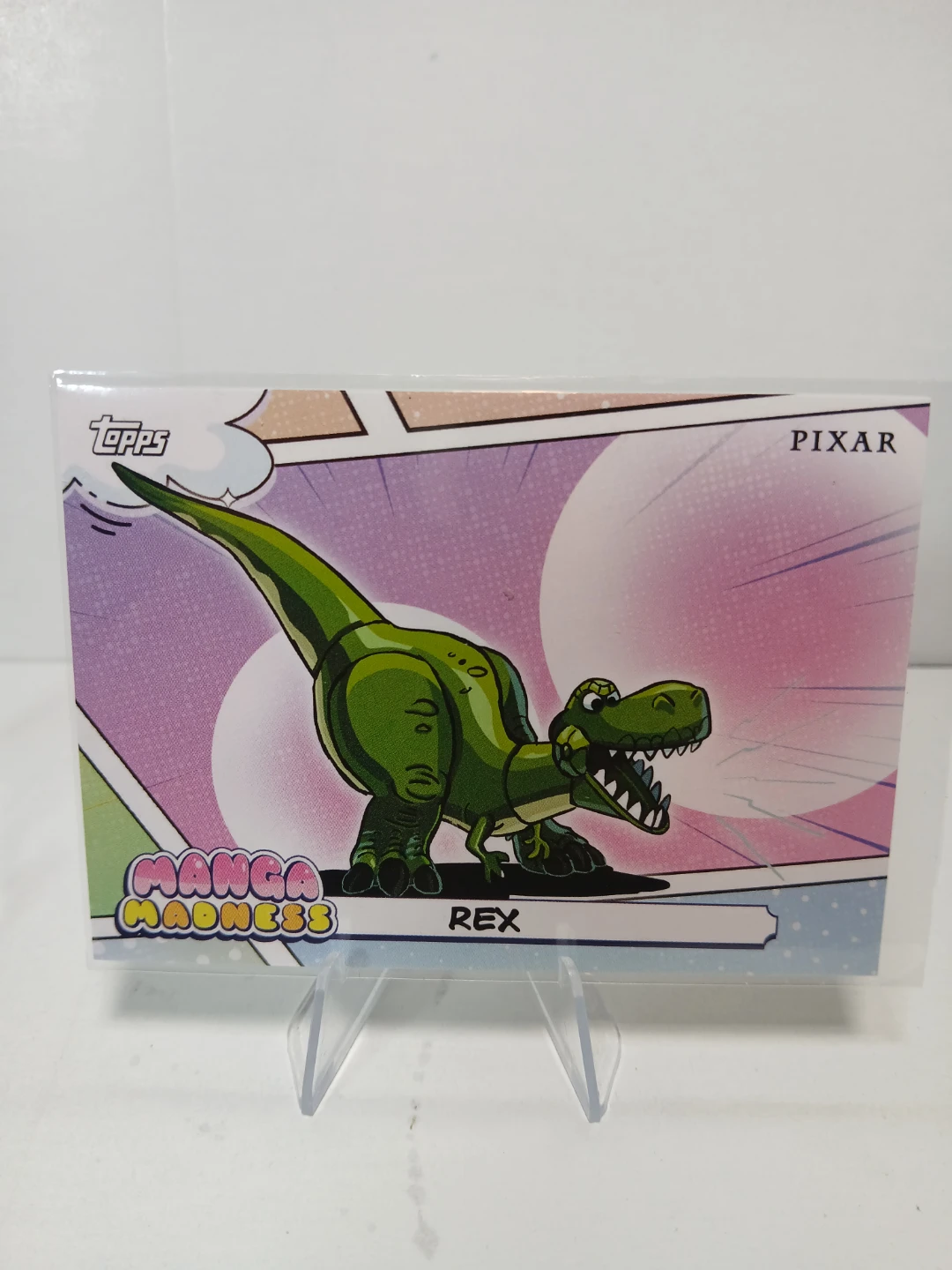 Topps Pixar Manga Madness Rex Trading Card