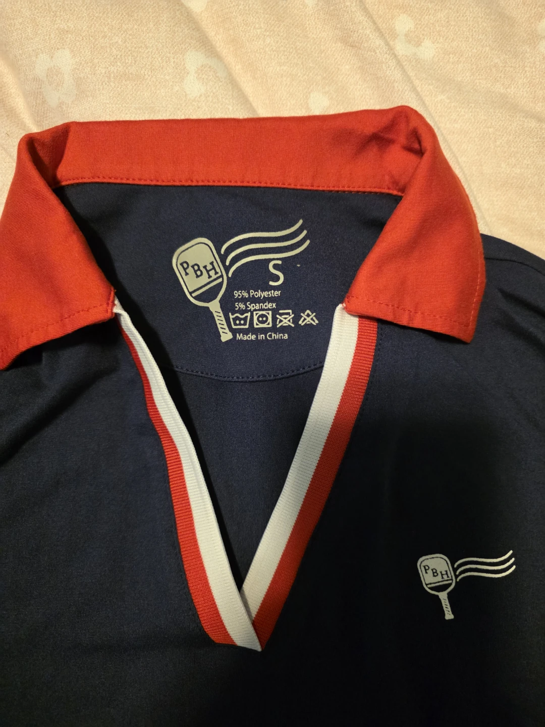 PBH Pickleball Polo Shirt - Navy Blue