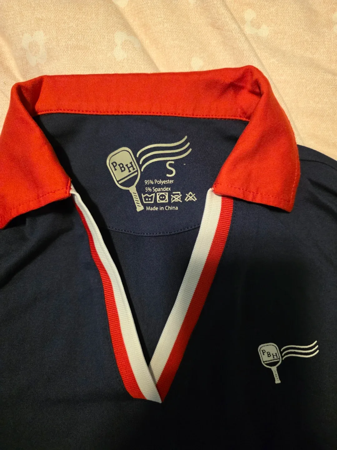 PBH Pickleball Polo Shirt - Navy Blue